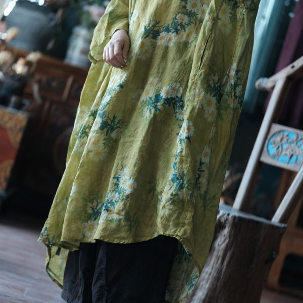 Boho Floral Rami Elbise