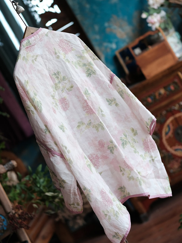 Vintage Floral Wind Ceket
