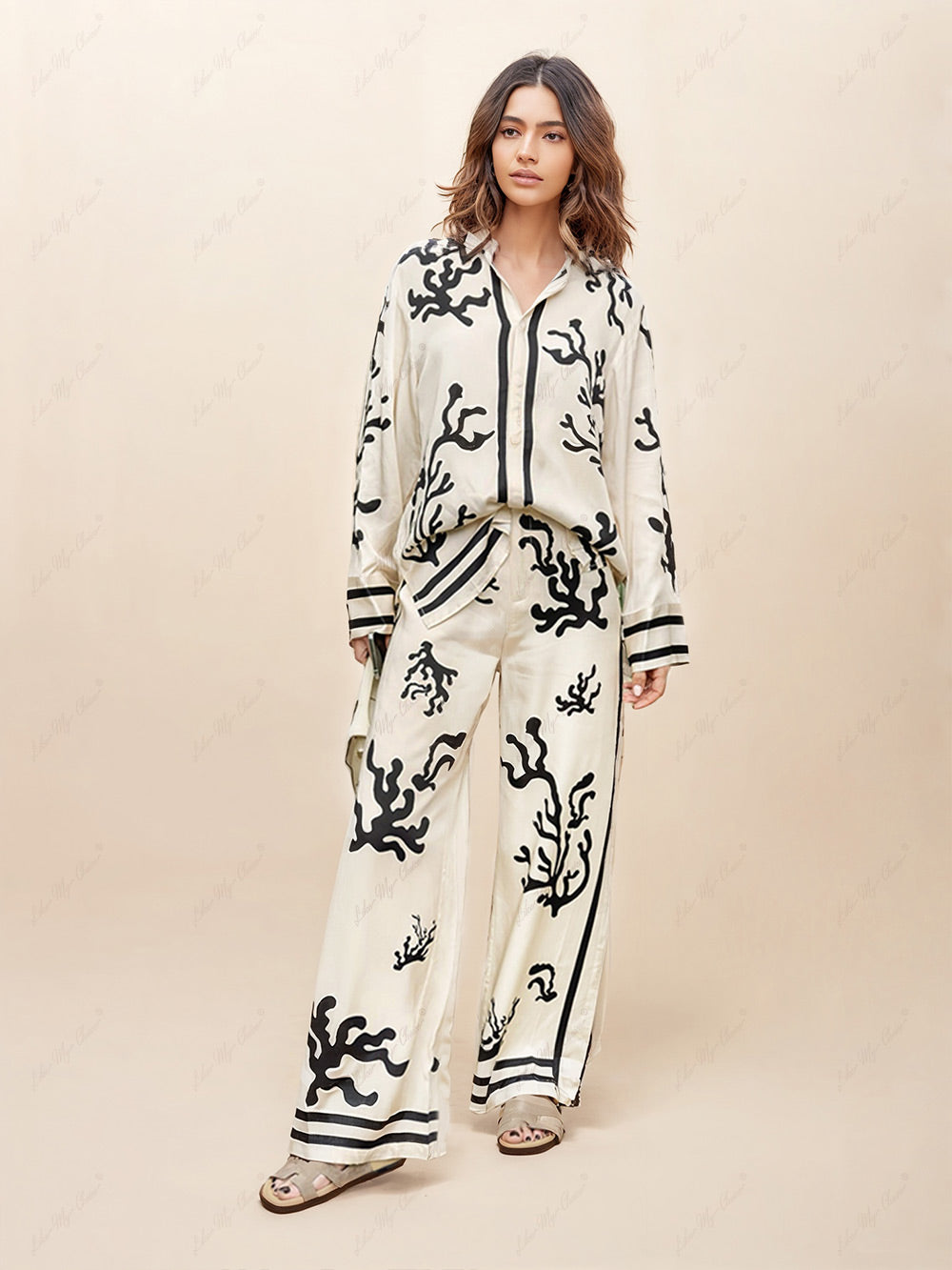 Coral Elegance Alt Üst Takım