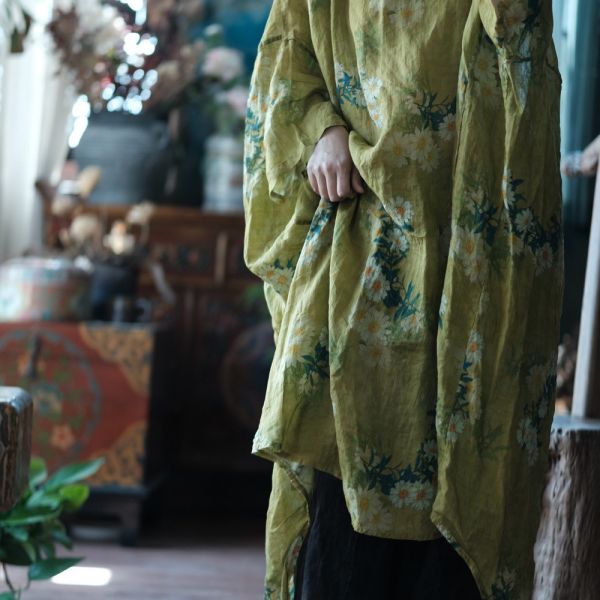 Boho Floral Rami Elbise