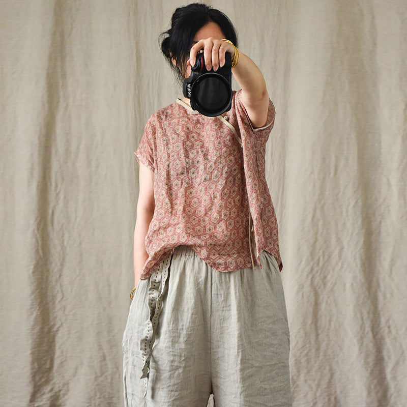 Bohemian Keten Salaş Pantolon