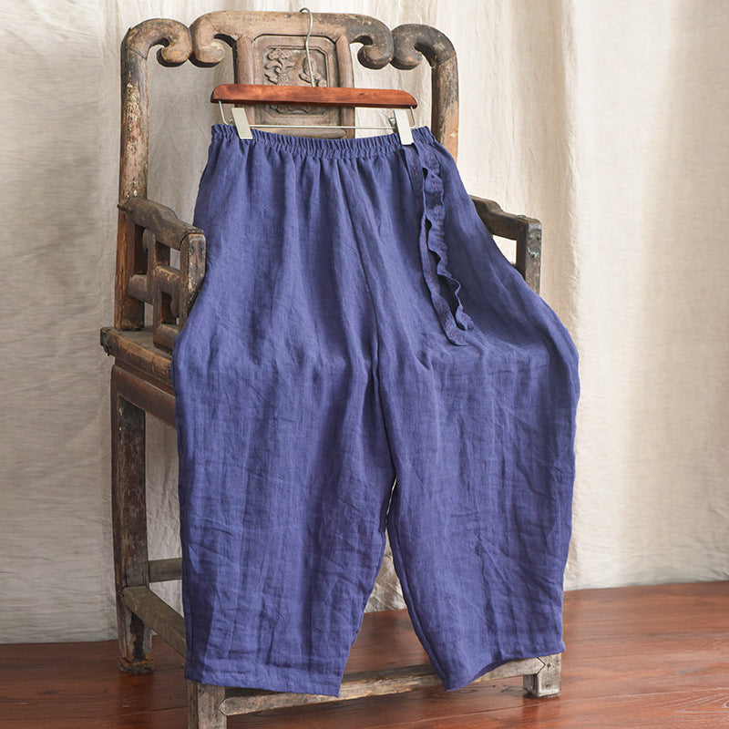 Bohemian Keten Salaş Pantolon