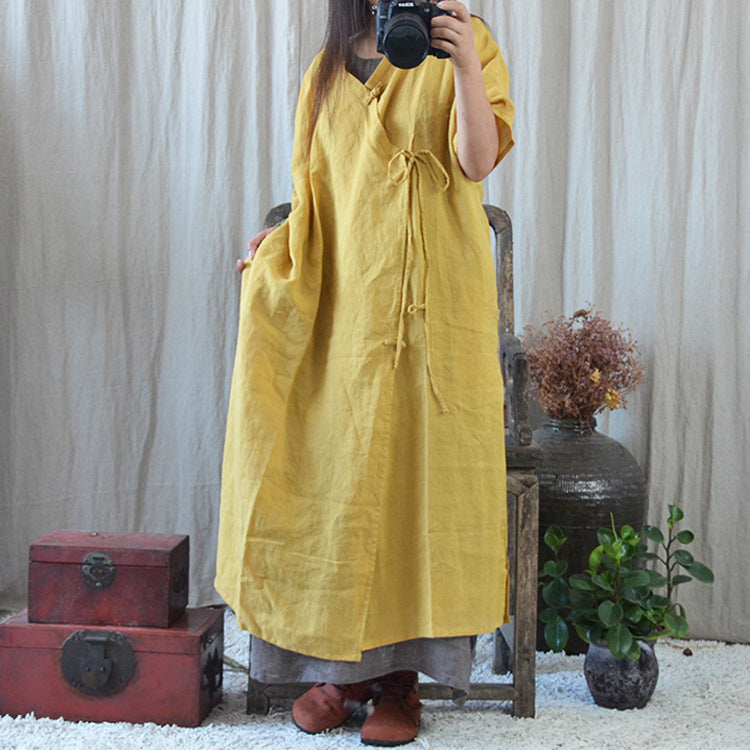Vintage Rami Essence Tunik Elbise