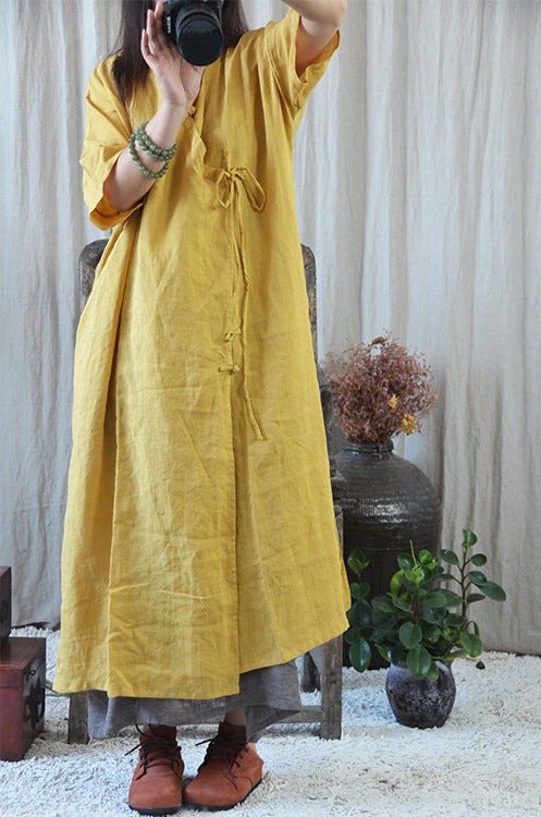 Vintage Rami Essence Tunik Elbise