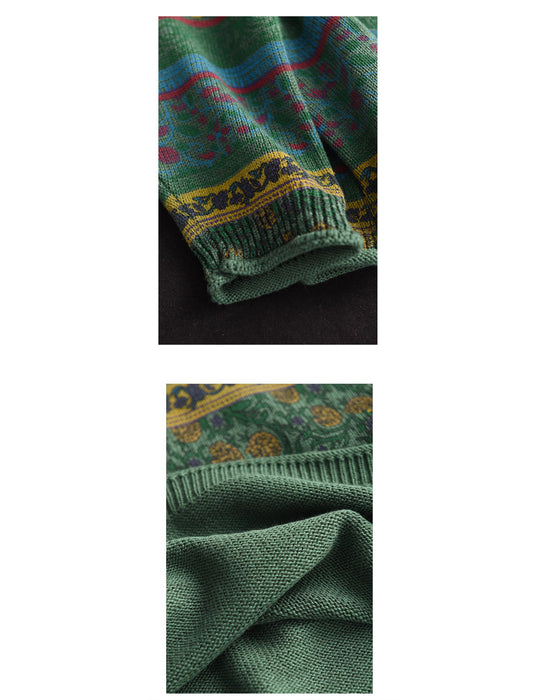 CozyBloom Çiçekli Triko