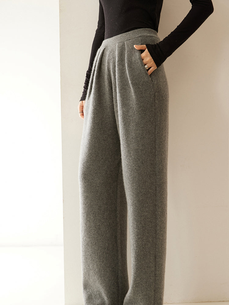 Elegant Kaşmir Pileli Pantolon