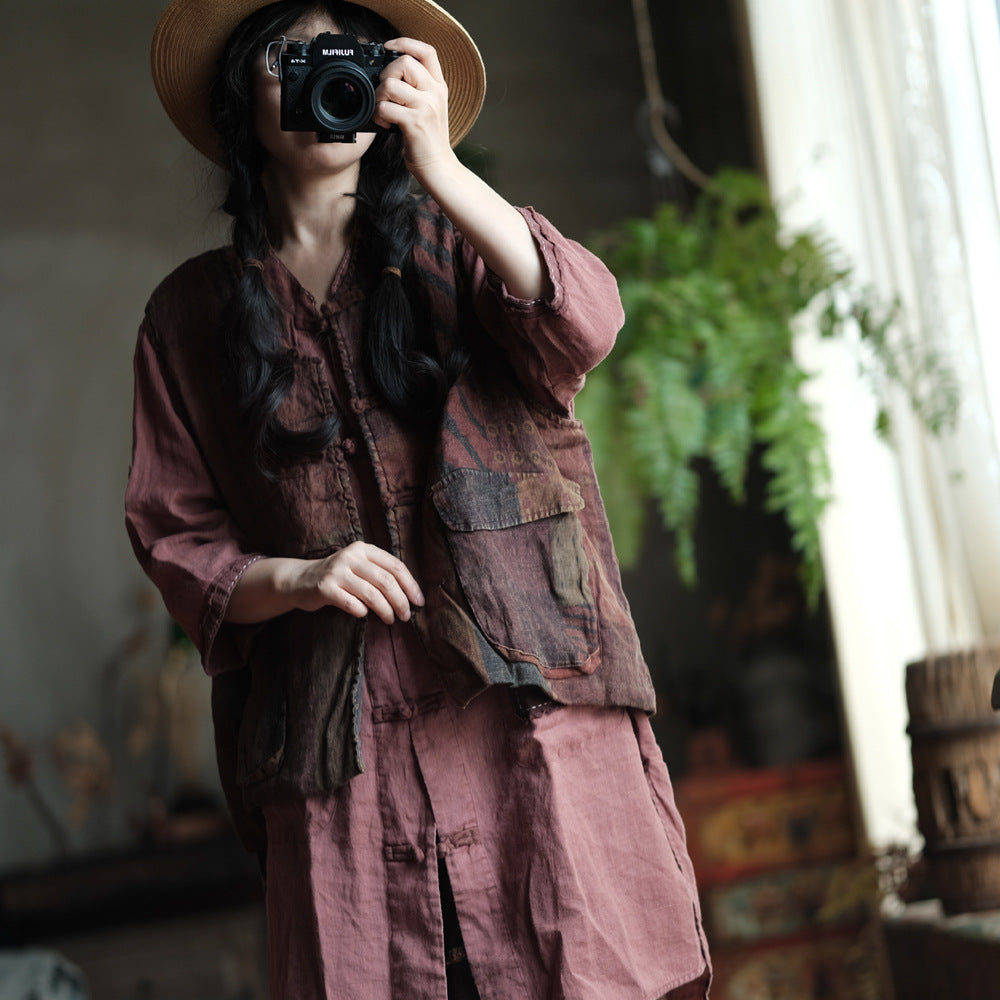 Bohemian Cepli Keten Yelek