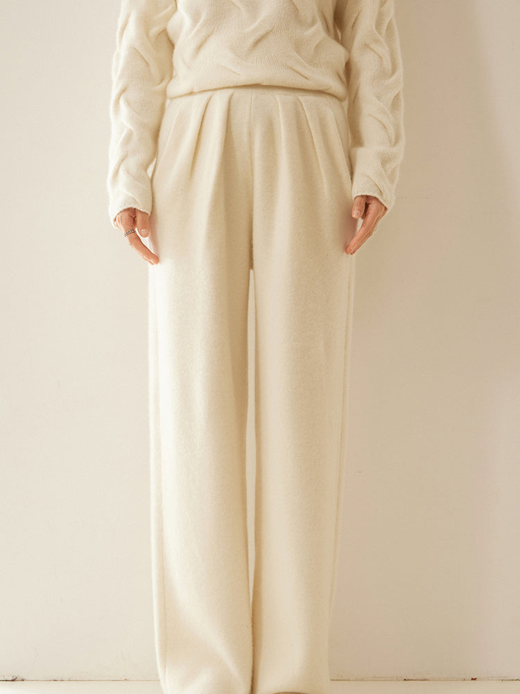 Elegant Kaşmir Pileli Pantolon