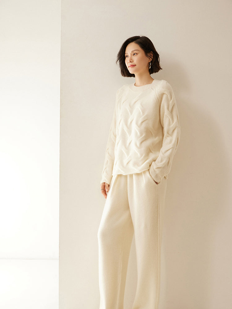 Elegant Kaşmir Pileli Pantolon