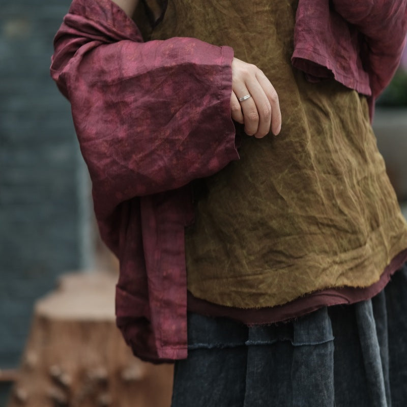 Vintage Bloom Askılı Bluz