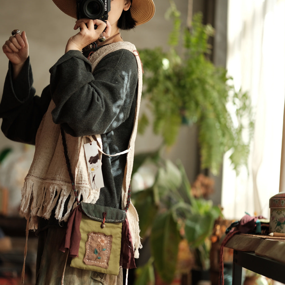 Boho Breeze Keten Bluz