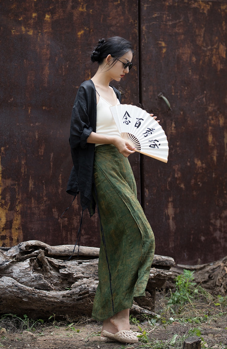 Vintage Wrap Keten Etek