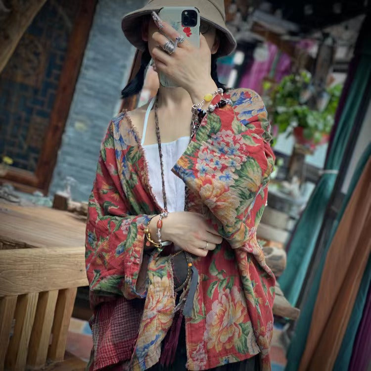 Vintage Blossom Cepli Ceket