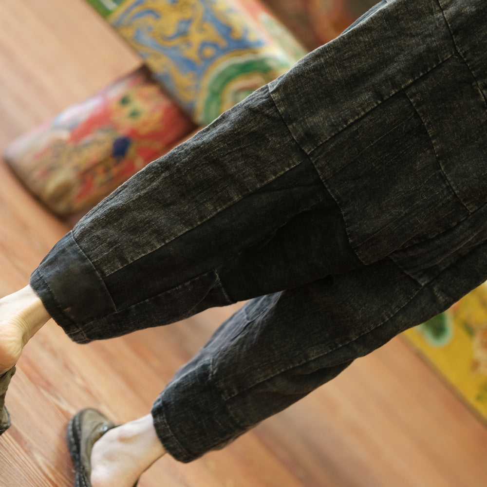 Vintage Patchwork Spring Pantolon