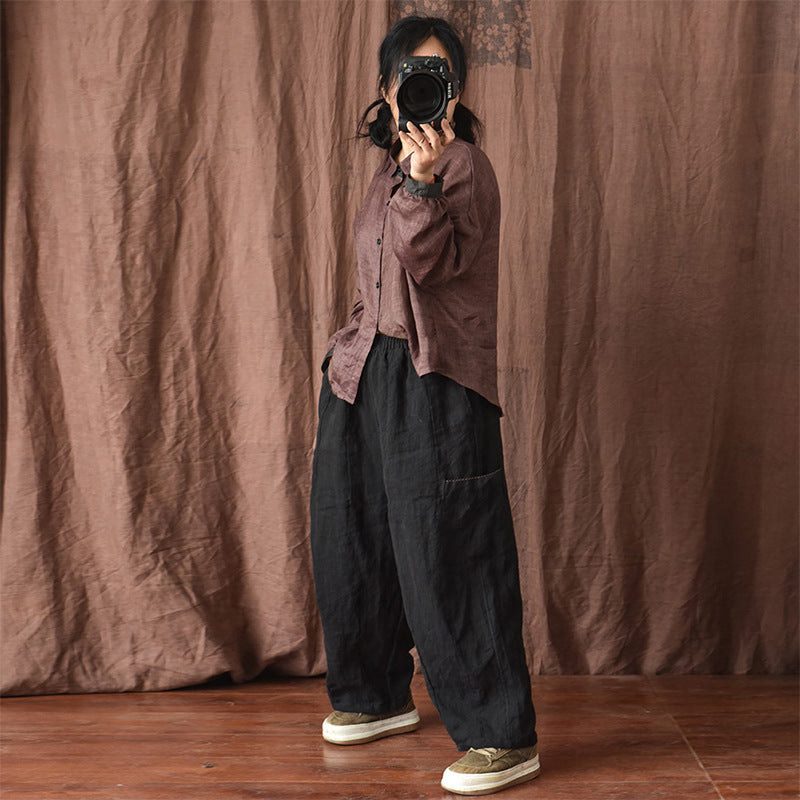 Vintage Comfort Geniş Paça Pantolon
