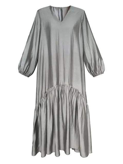 Lourdes Tencel Maxi Elbise