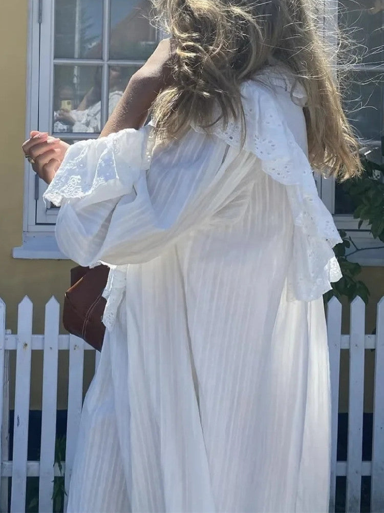 BohoLace Midi Elbise