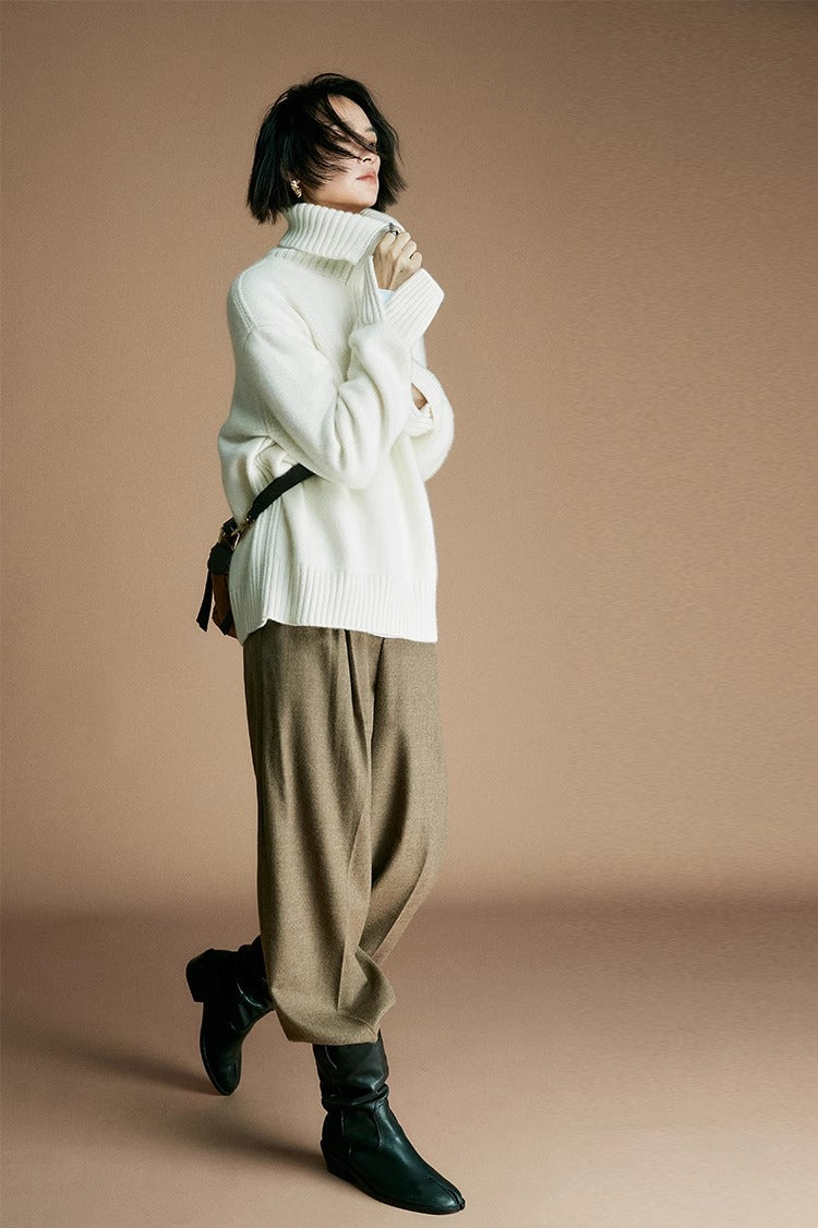 Cozy Zip Wool Triko
