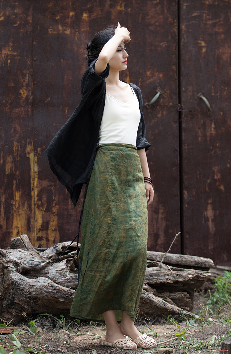 Vintage Wrap Keten Etek