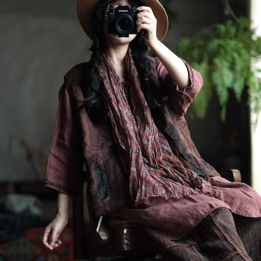 Bohemian Cepli Keten Yelek