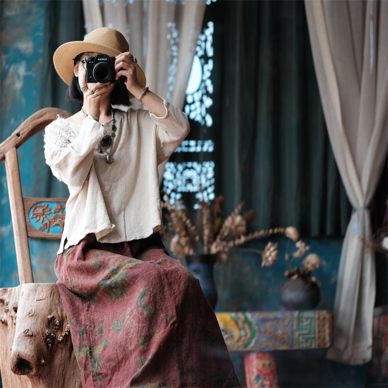 Vintage Breeze Keten Etek