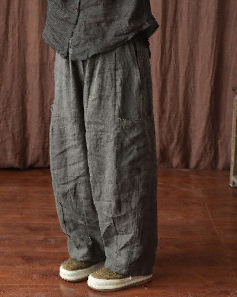 Vintage Comfort Geniş Paça Pantolon