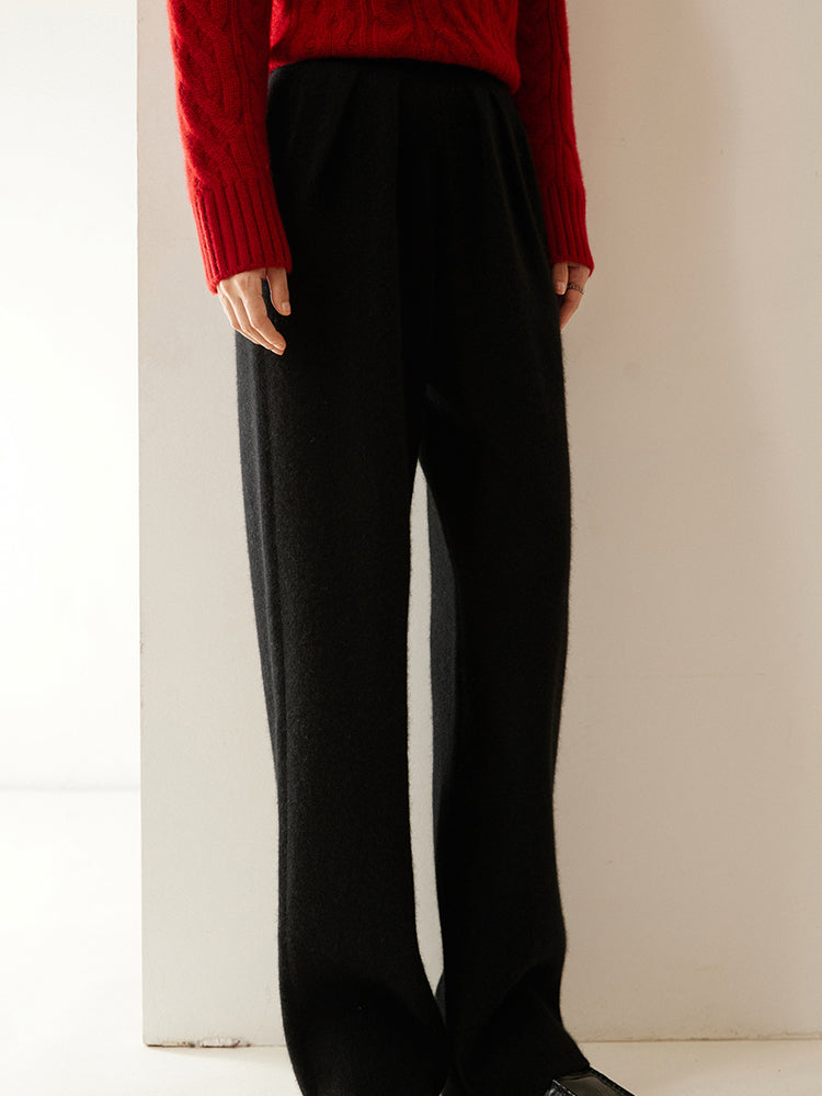 Elegant Kaşmir Pileli Pantolon
