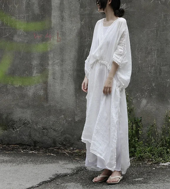 Zen Vintage 100% Rami Robe