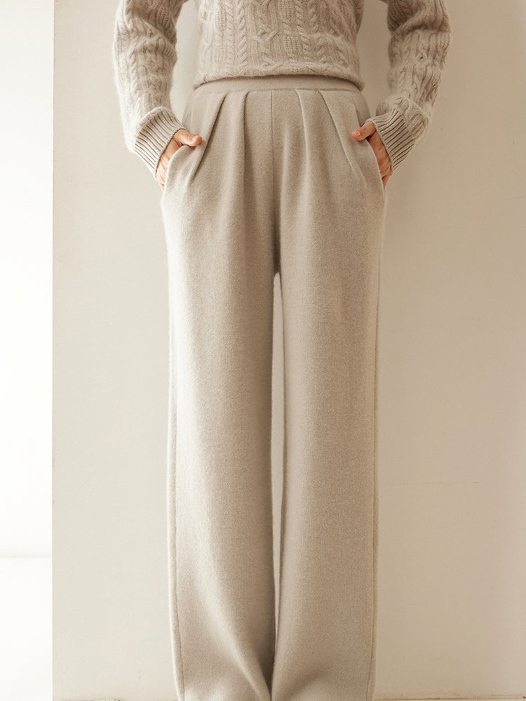 Elegant Kaşmir Pileli Pantolon