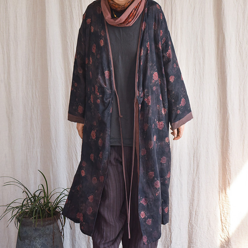 Bohemian Bloom Kimono Elbise
