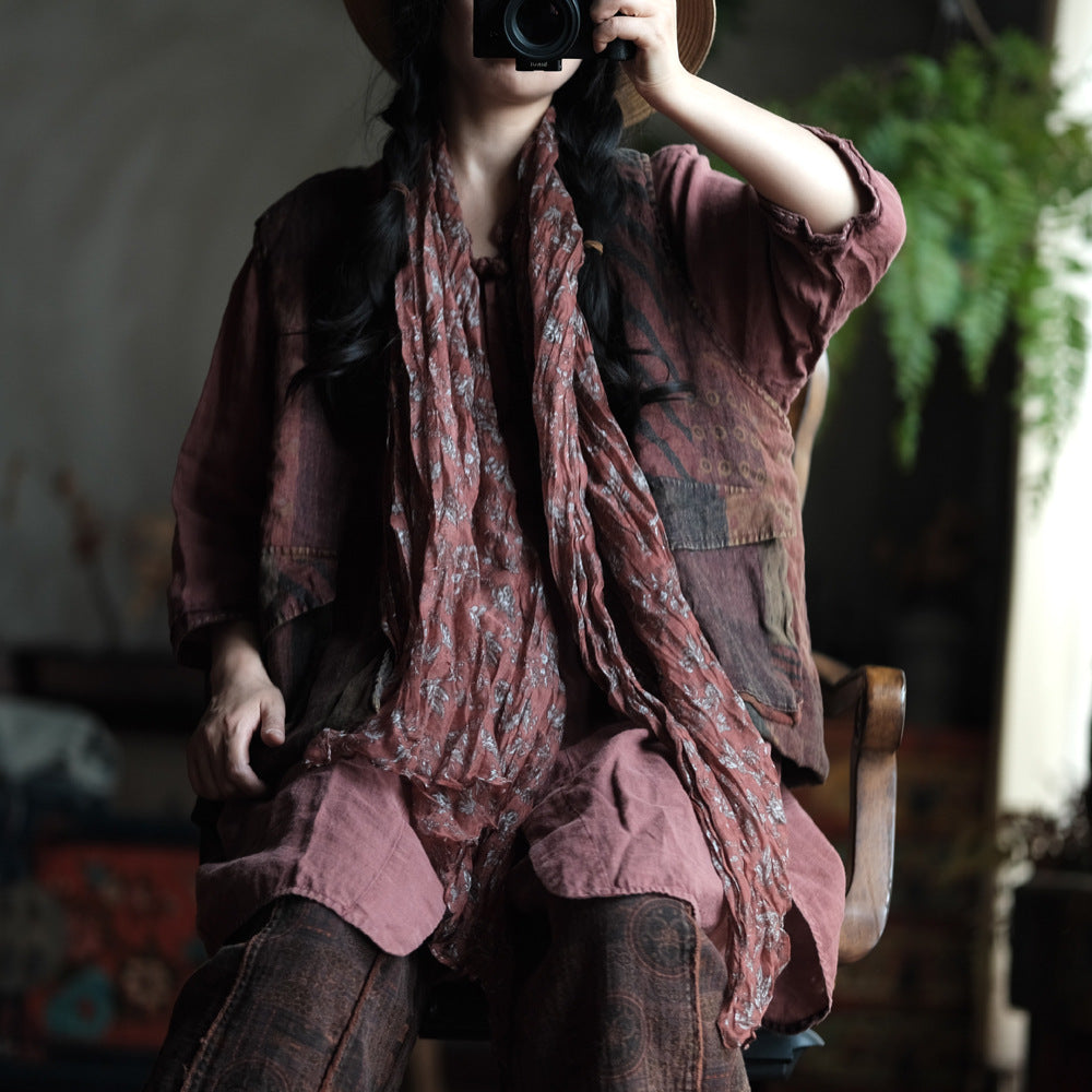 Bohemian Cepli Keten Yelek