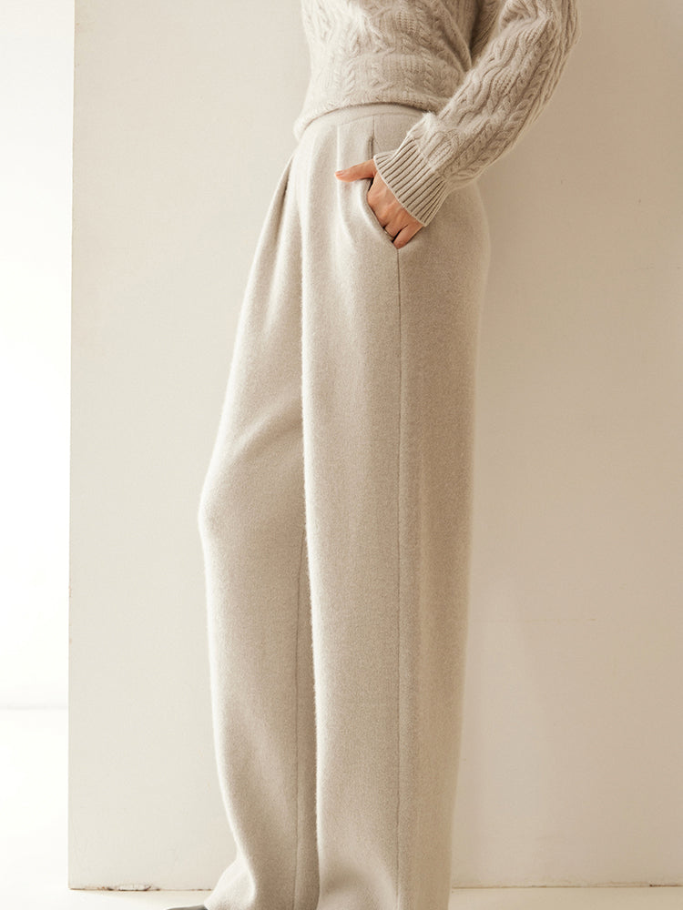 Elegant Kaşmir Pileli Pantolon