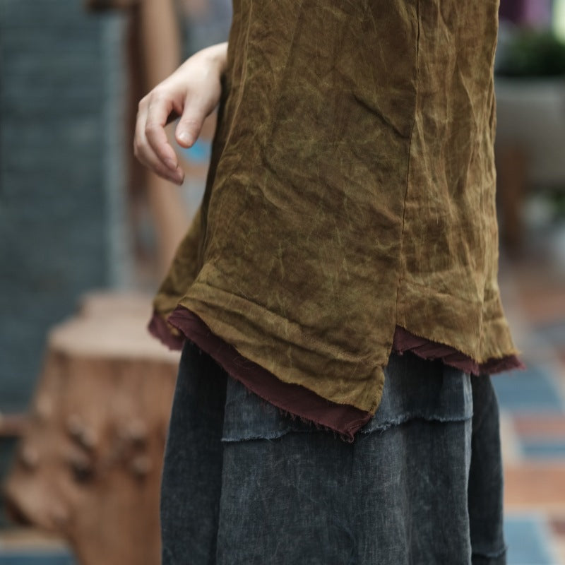 Vintage Bloom Askılı Bluz