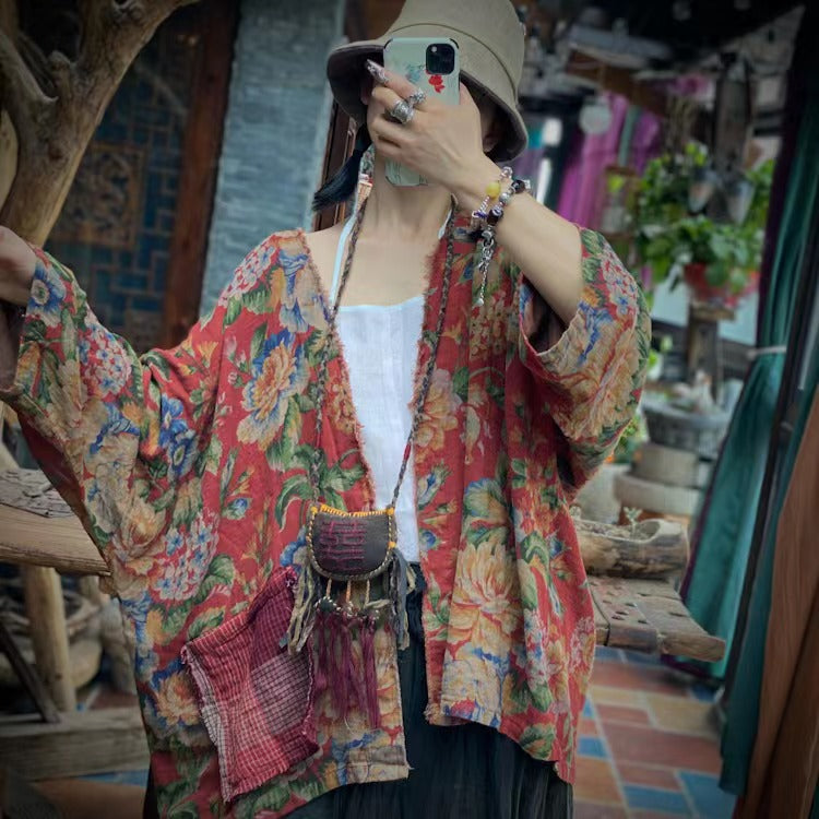 Vintage Blossom Cepli Ceket