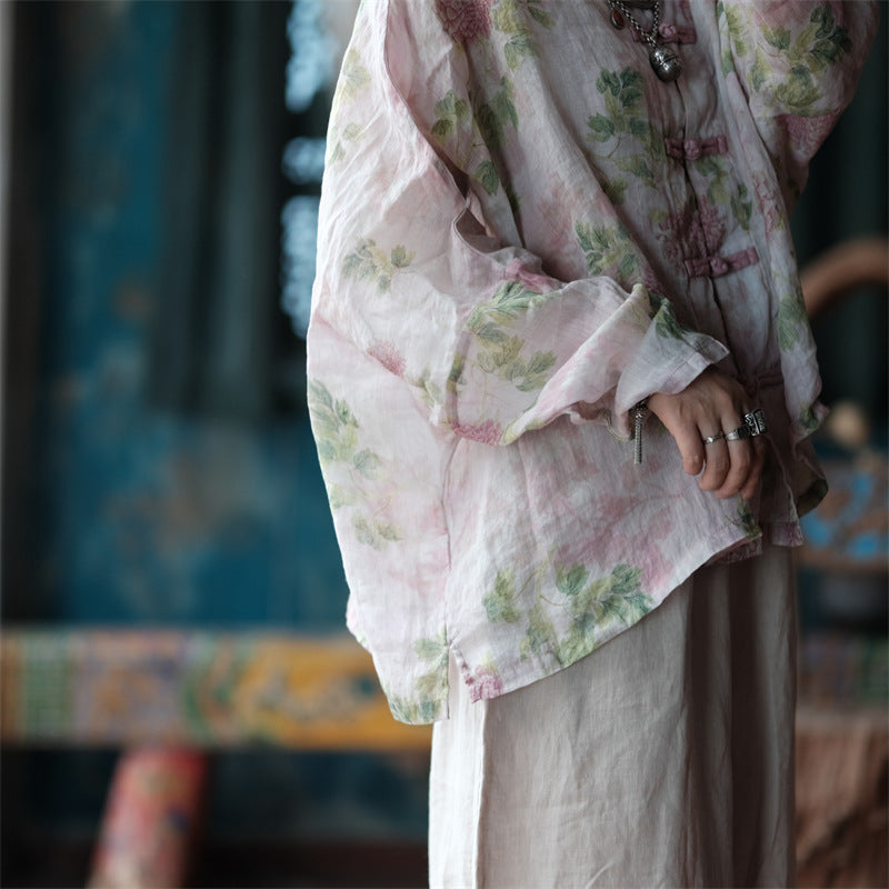 Vintage Floral Wind Bluz
