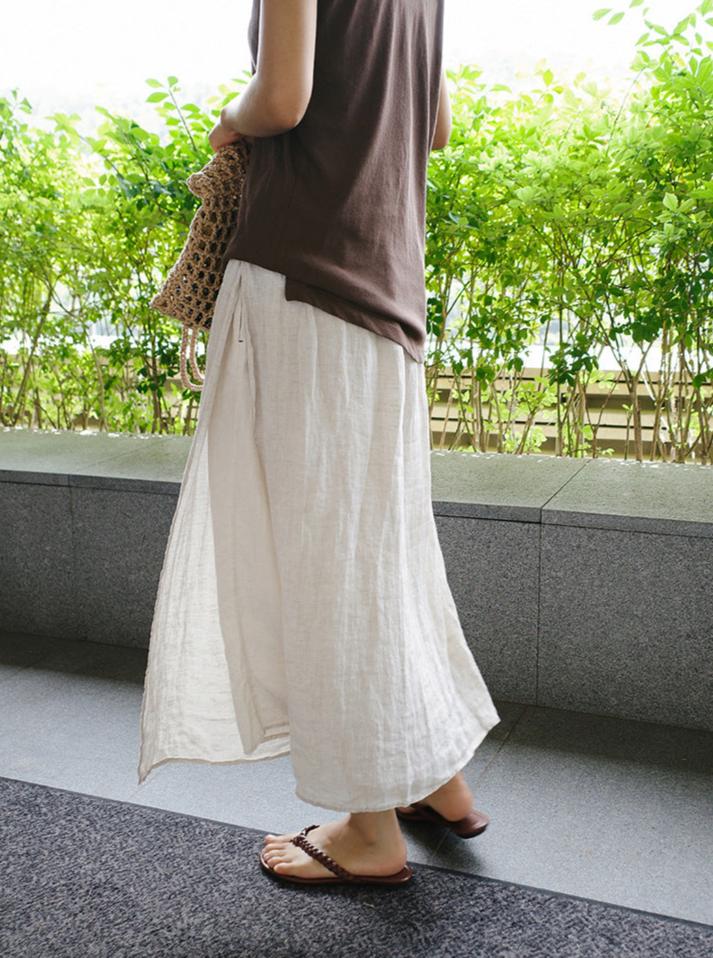 Kyoto %100 Keten Pantolon Etek