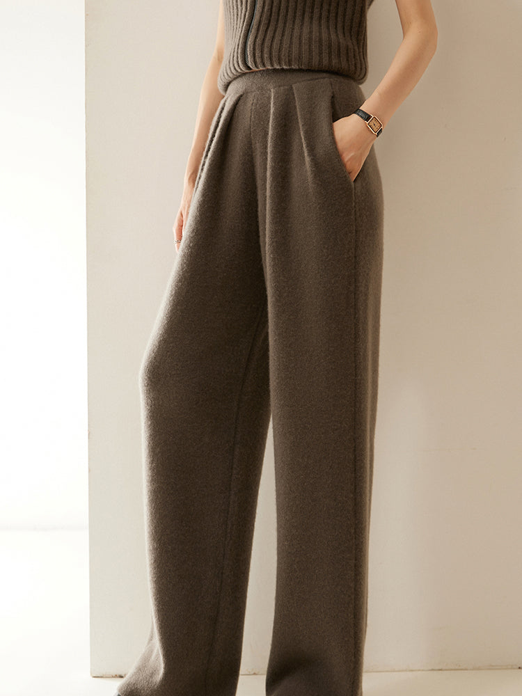 Elegant Kaşmir Pileli Pantolon