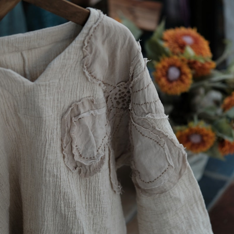 Vintage Patchwork Rami Bluz