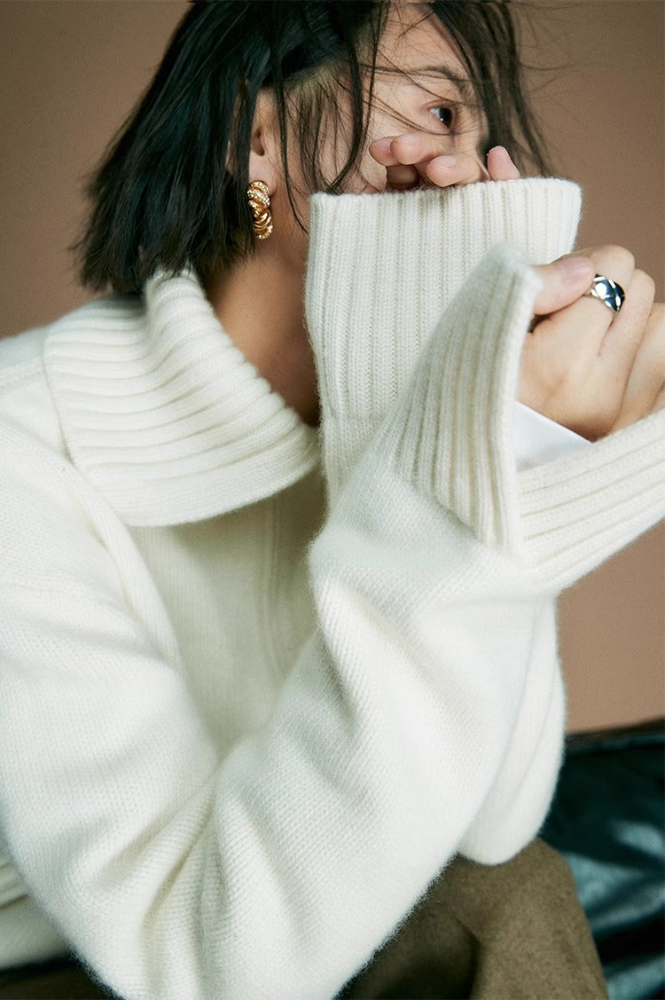 Cozy Zip Wool Triko