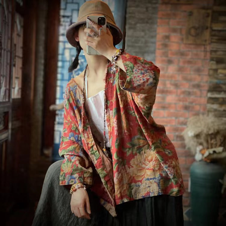 Vintage Blossom Cepli Ceket