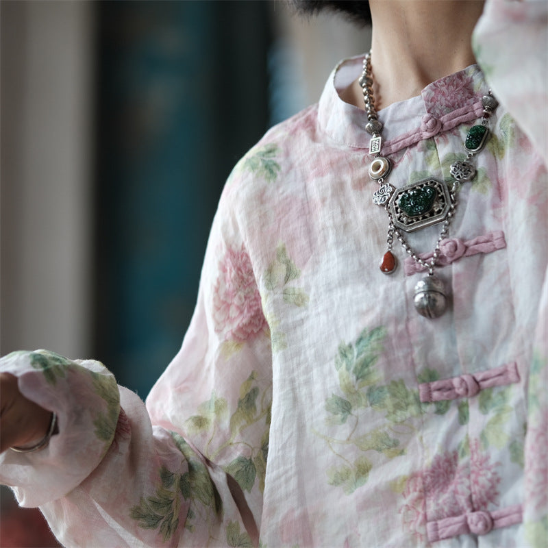 Vintage Floral Wind Bluz