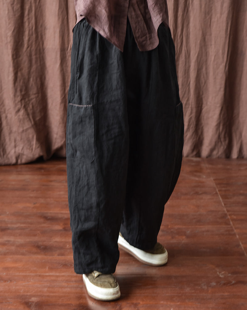 Vintage Comfort Geniş Paça Pantolon