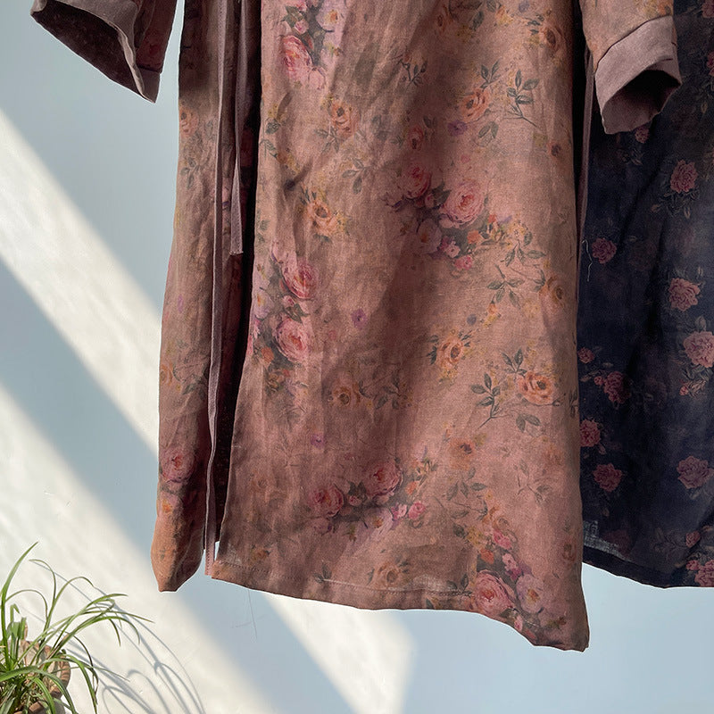 Bohemian Bloom Kimono Elbise