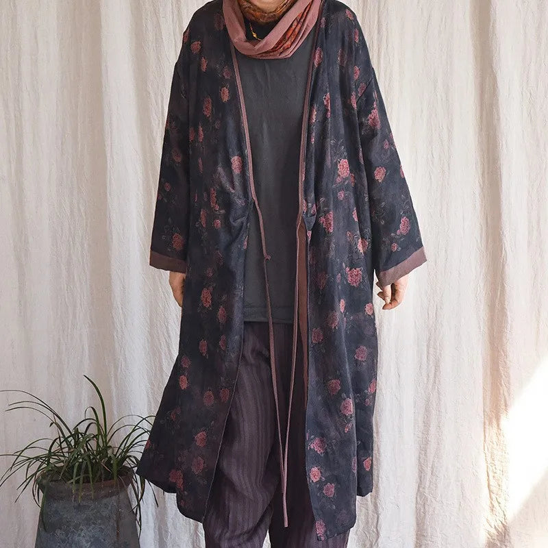 Bohemian Bloom Kimono Elbise