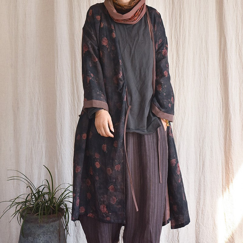 Bohemian Bloom Kimono Elbise
