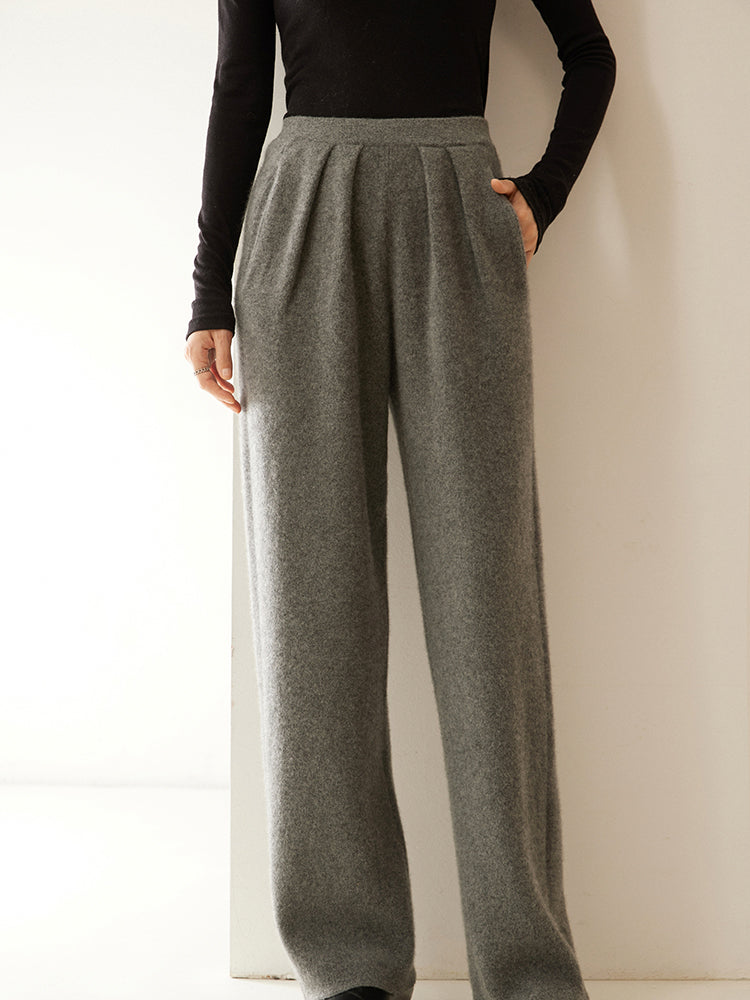 Elegant Kaşmir Pileli Pantolon