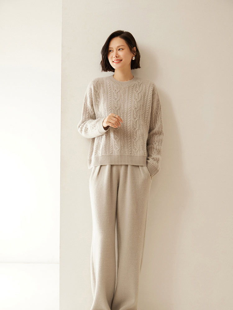 Elegant Kaşmir Pileli Pantolon