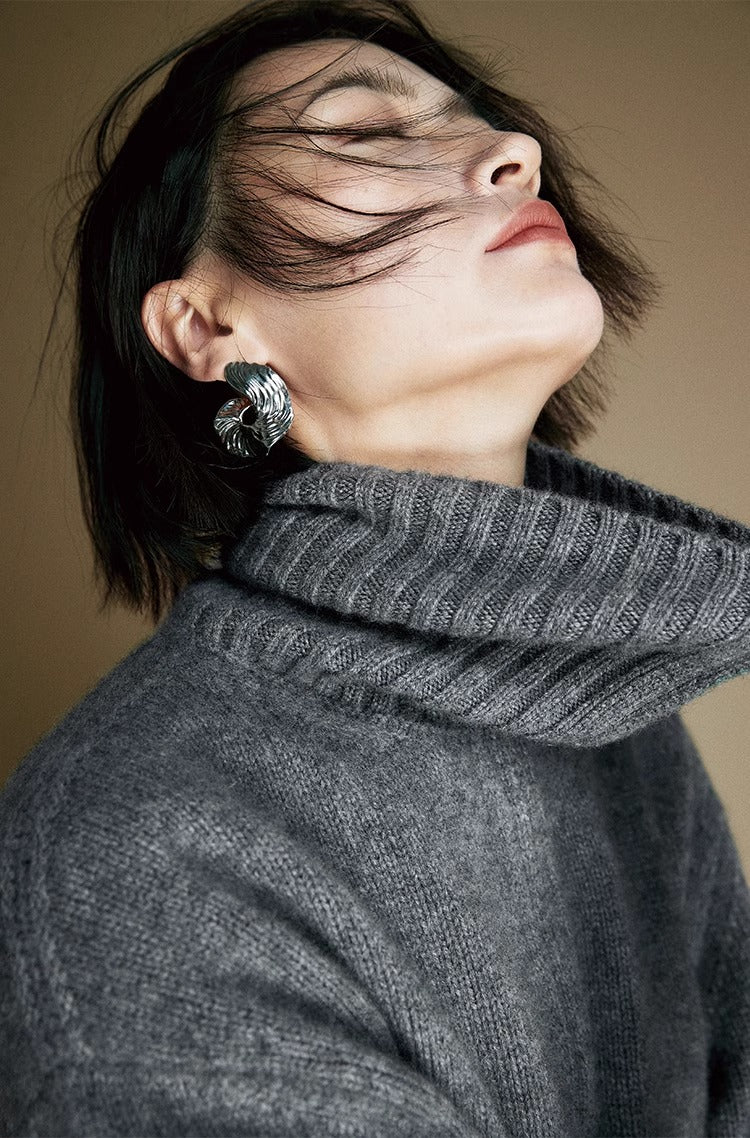 Cozy Zip Wool Triko