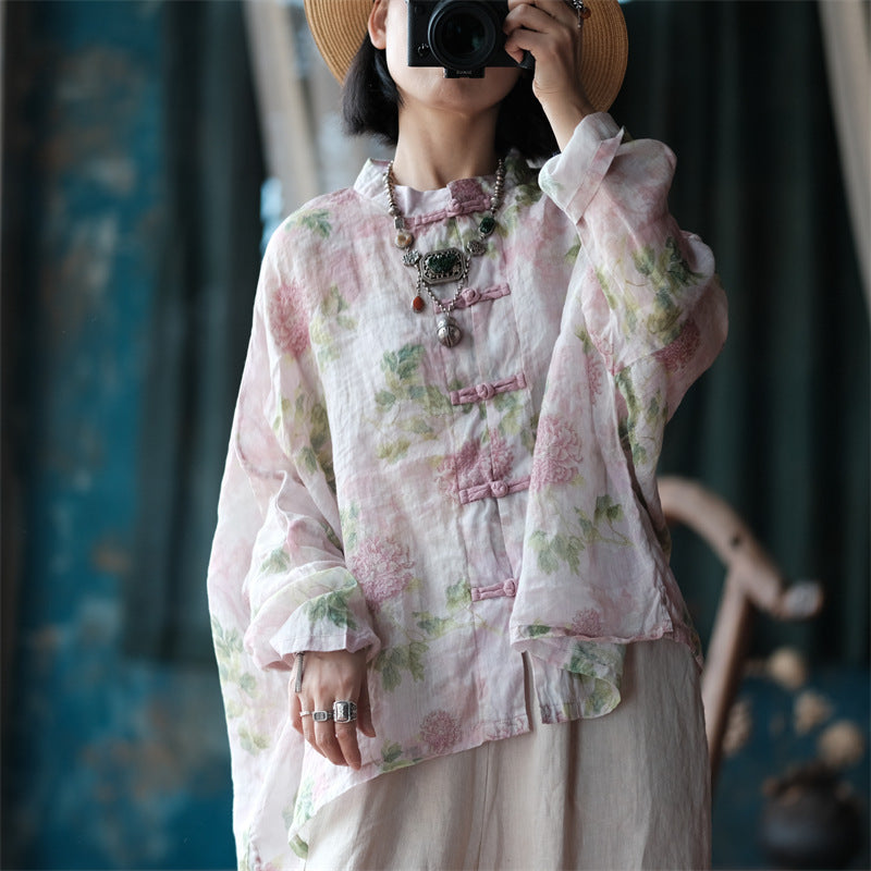 Vintage Floral Wind Bluz