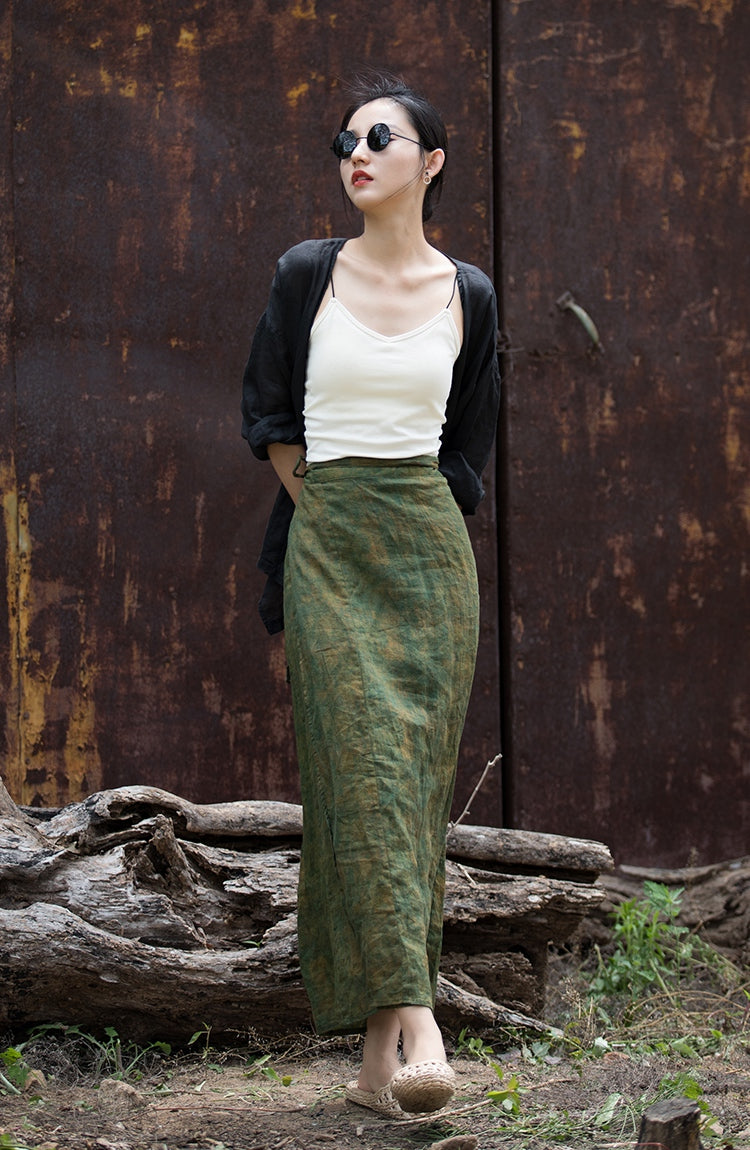Vintage Wrap Keten Etek